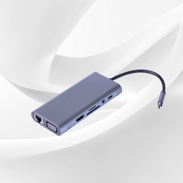 Adaptador 11 en 1 Tipo C