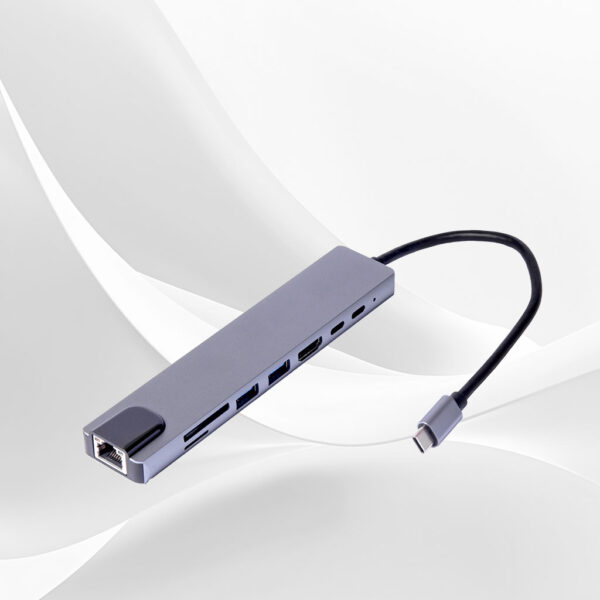 Adaptador 8 en 1 Tipo C